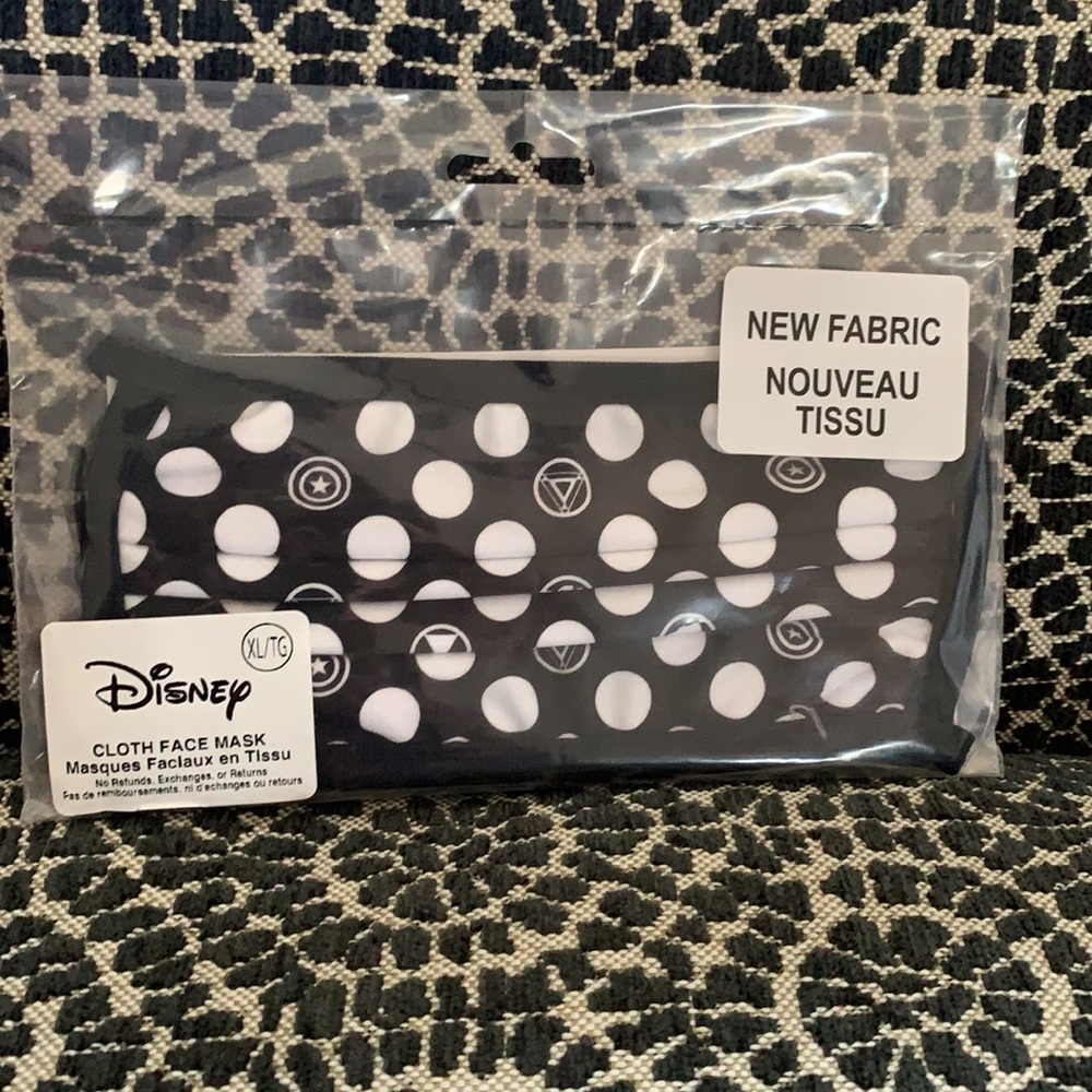Disney Marvel characters Polka Dot DesignFace Mask